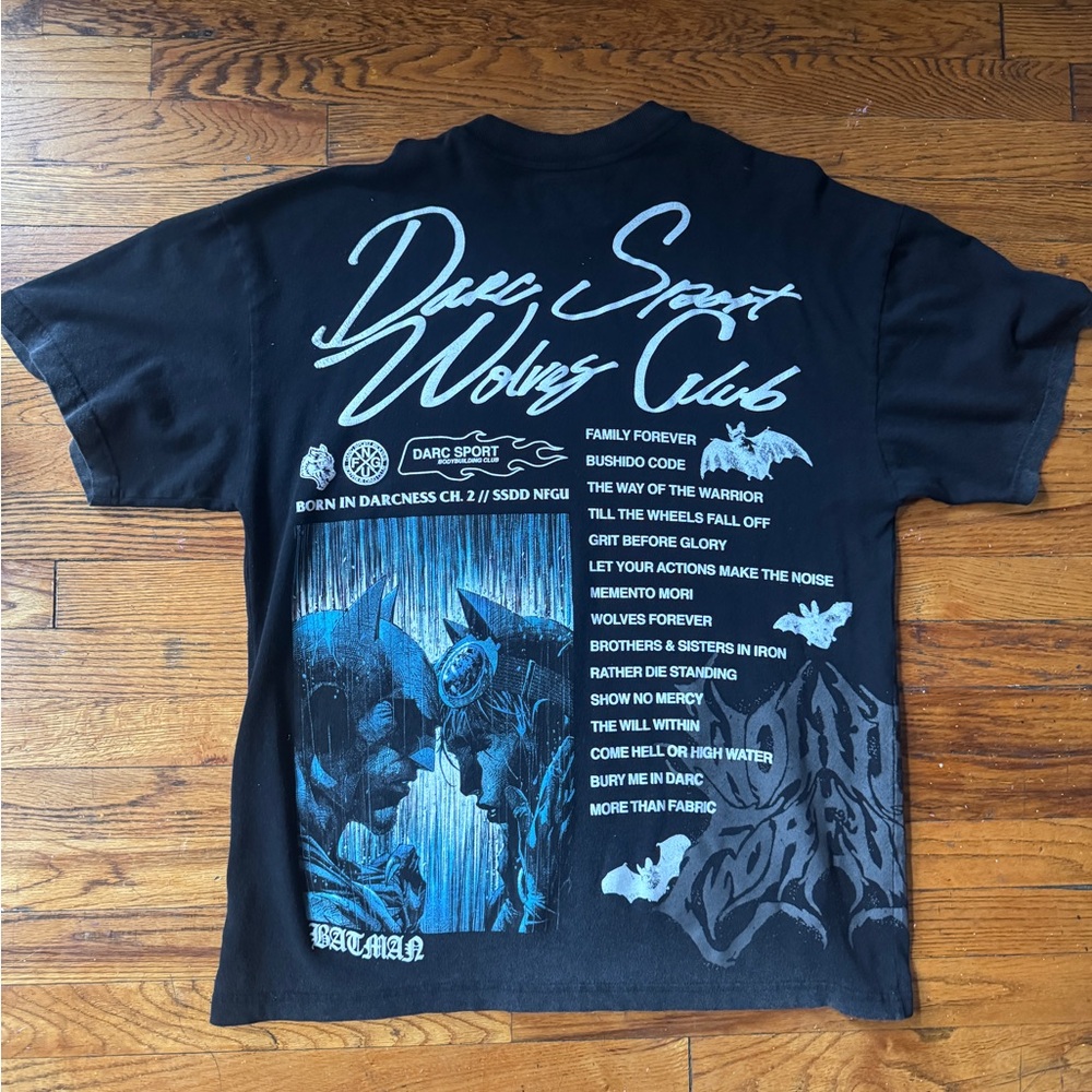 Men Darc Sport Batman/Catwoman Oversized Tee Medium